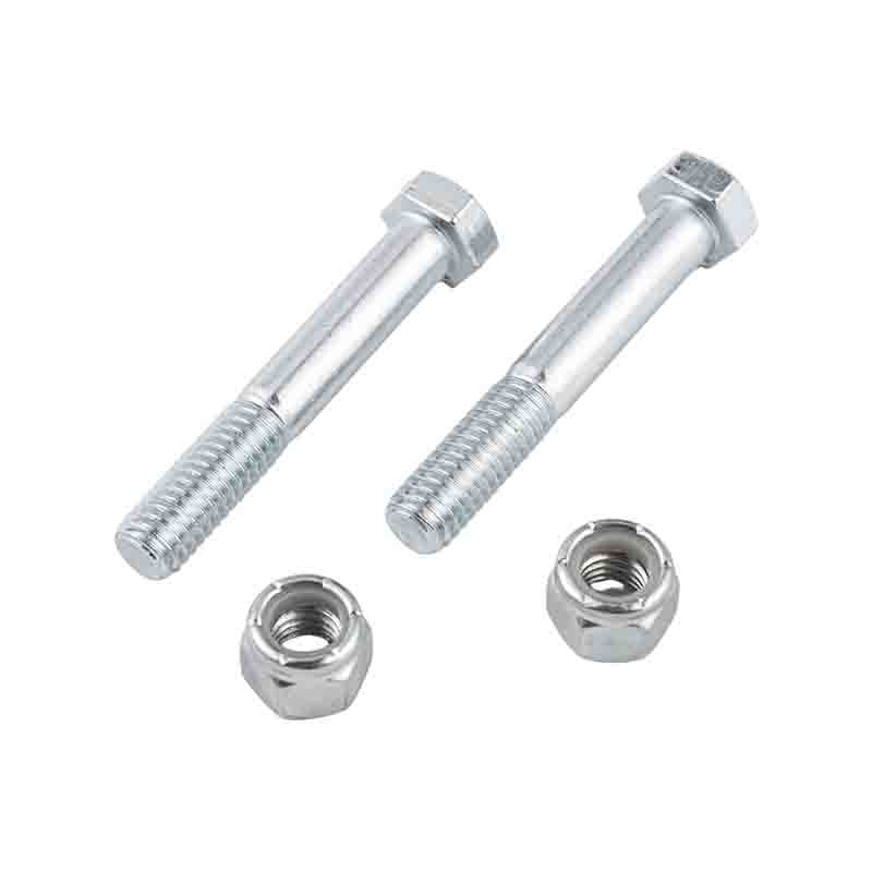 Écrou hexagonal de verrouillage autobloquant en nylon et acier au carbone, anti-desserrage et antidérapant